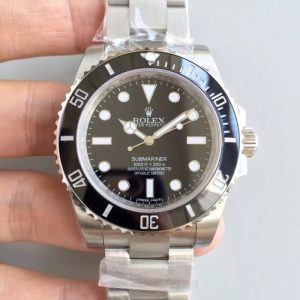 Replica Rolex Submariner 114060 V7S Stainless Steel Black Dial Luxury 2836-2