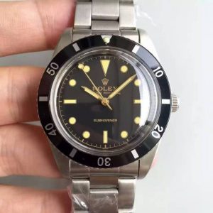 Replica Rolex Submariner 6538 Big Crown LF Stainless Steel Black Dial Luxury 2836-2