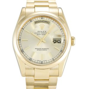 AAA Replica rolex Day-Date 118208-36 MM - Replica Watches United Kingdom
