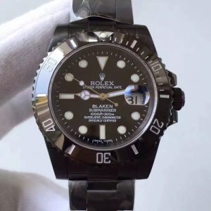 Replica Rolex Submariner Date 116610LN Blaken JF PVD Black Dial Luxury 2836-2
