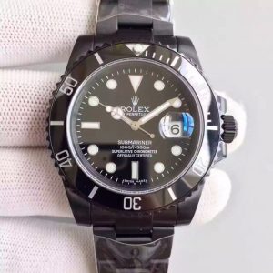 Replica Rolex Submariner Date 116610LN JF PVD Black Dial Luxury 2836-2