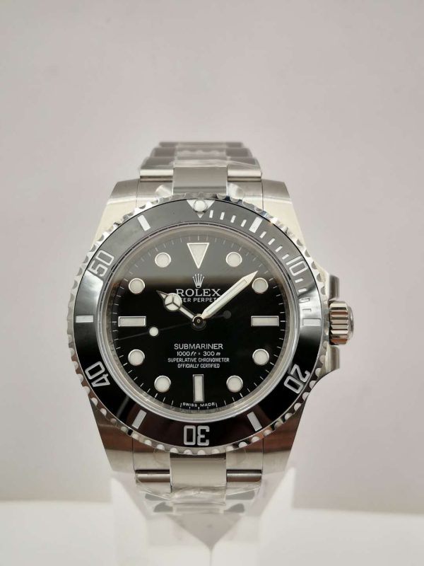 Replica Rolex Submariner 114060 JF Stainless Steel Black Dial Luxury 3130