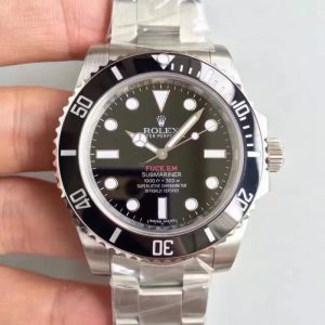 Replica Rolex Submariner EM 114060 N V6S Stainless Steel Black Dial Luxury 2836-2