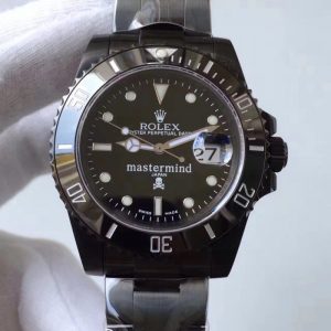 Replica Rolex Submariner Date 116610LN Mastermind JF PVD Black Dial Luxury 2836-2