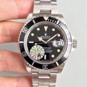 Replica Rolex Submariner Date 16610 JF V2 Stainless Steel Black Dial Luxury 3135