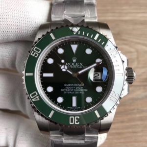 Replica Rolex Submariner Date 116610LV VR Stainless Steel Green Dial Luxury 2836-2