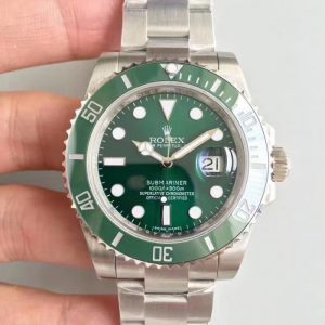 Replica Rolex Submariner Date 116610LV 2018 N V8S Stainless Steel Green Dial Luxury 3135