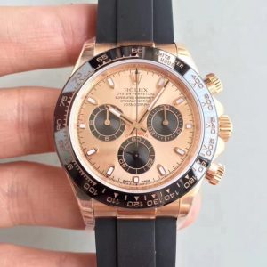 Replica Rolex Daytona Cosmograph 116515LN N Rose Gold Rose Gold Dial Luxury 7750 Run 6@SEC