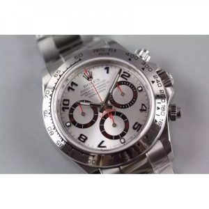 Replica Rolex Daytona Cosmograph 116509 JF Stainless Steel Silver Dial Luxury 7750 Run 6@SEC