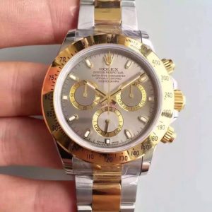Replica Rolex Daytona Cosmograph 116503 JH Yellow Gold & Stainless Steel Anthracite Dial Luxury 4130 Run 6@SEC