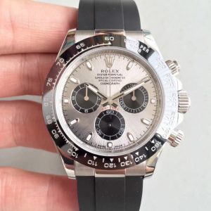 Replica Rolex Daytona Cosmograph 116519LN AR Stainless Steel 904L Silver Dial Luxury 4130 Run 6@SEC
