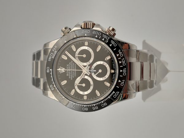 Replica Rolex Daytona Cosmograph 116500LN N Stainless Steel Black Dial Luxury 4130 Run 6@SEC