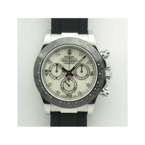 Replica Rolex Daytona Cosmograph 116519LN JH Stainless Steel Mother Of Pearl Dial Luxury 4130 Run 6@SEC