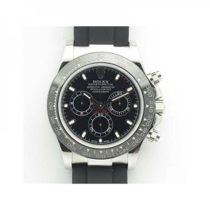 Replica Rolex Daytona Cosmograph 116519LN JH Stainless Steel Black Dial Luxury 4130 Run 6@SEC