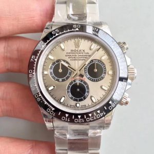 Replica Rolex Daytona Cosmograph 116500LN JH Stainless Steel Silver Dial Luxury 4130 Run 6@SEC
