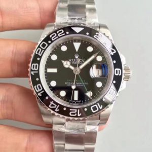Replica Rolex GMT-Master II 116710LN V7 Stainless Steel Black Dial Luxury 2836-2