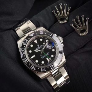Replica Rolex GMT-Master II 116710LN UR Stainless Steel Black Dial Luxury 2836-2