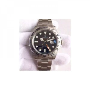Replica Rolex Explorer II 216570 V6S Stainless Steel Black Dial Luxury 2836-2
