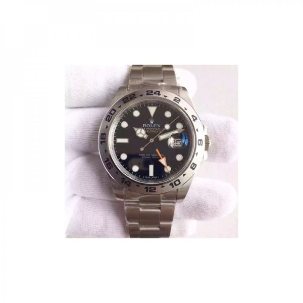 Replica Rolex Explorer II 216570 V6S Stainless Steel Black Dial Luxury 2836-2