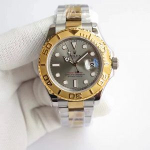 Replica Rolex Yacht-Master 40 116622 JF Stainless Steel & Yellow Gold Anthracite Dial Luxury 3135