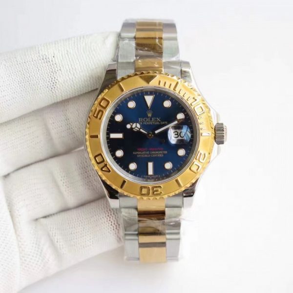 Replica Rolex Yacht-Master 40 116622 JF Stainless Steel & Yellow Gold Blue Dial Luxury 2836-2