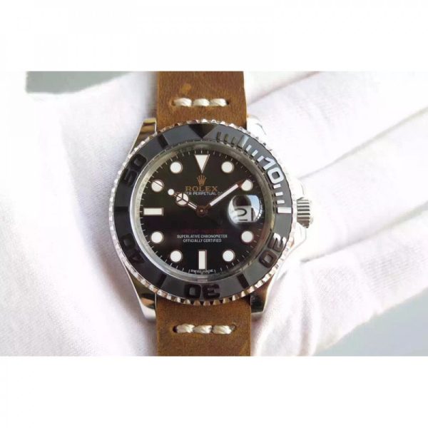 Replica Rolex Yacht-Master 40 116655 BP Stainless Steel Black Dial Luxury 2836-2