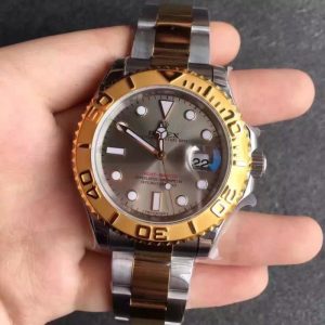 Replica Rolex Yacht-Master 40 116623 JF Stainless Steel & Yellow Gold Anthracite Dial Luxury 2836-2