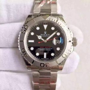 Replica Rolex Yacht-Master 40 116622 JF Stainless Steel Black Dial Luxury 2836-2