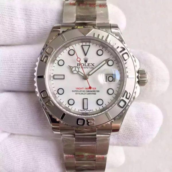 Replica Rolex Yacht-Master 40 116622 JF Stainless Steel White Dial Luxury 2836-2