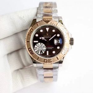 Replica Rolex Yacht-Master 40 116621 JF Stainless Steel & Rose Gold Chocolate Dial Luxury 2836-2