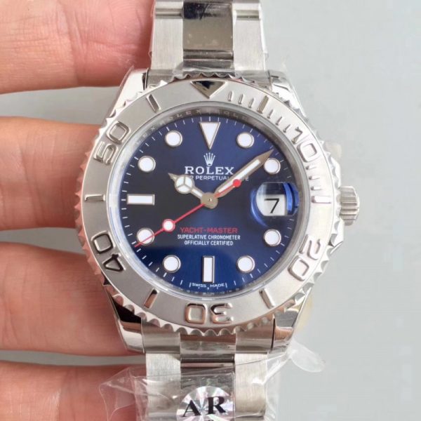 Replica Rolex Yacht-Master 40 268622 AR Stainless Steel 904L Blue Dial Luxury 2824-2