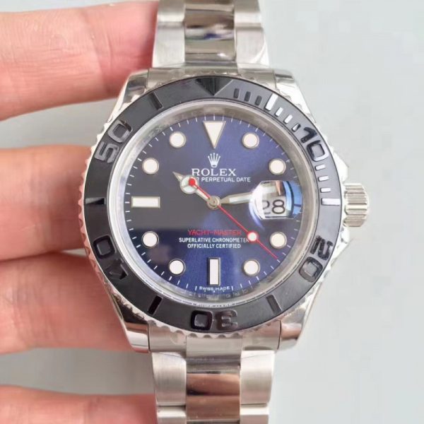 Replica Rolex Yacht-Master 40 116622 EW Stainless Steel Blue Dial Luxury 3135