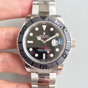 Replica Rolex Yacht-Master 40 116622 EW Stainless Steel Black Dial Luxury 3135