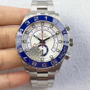 Replica Rolex Yacht-Master II 116680 JF Stainless Steel White Dial Luxury 7750