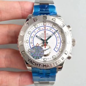 Replica Rolex Yacht-Master II 116689 JF Stainless Steel White Dial Luxury 7750