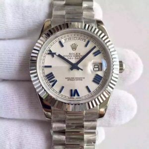 Replica Rolex Day-Date 40 228239 40MM KW Stainless Steel Silver Dial Luxury 3255