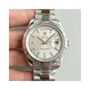 Replica Rolex Day-Date 40 228239 40MM KW Stainless Steel Sundust Dial Luxury 3255