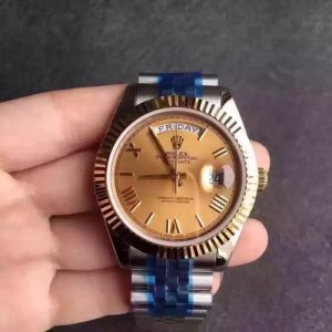 Replica Rolex Day-Date 116233 36MM V5 Stainless Steel & Yellow Gold Gold Dial Luxury 2836-2