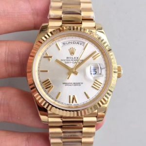 Replica Rolex Day-Date 40 228238 N Yellow Gold Rhodium Dial Luxury 3255