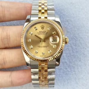 Replica Rolex Datejust II 126333 41MM N Stainless Steel & Yellow Gold Champagne Dial Luxury 2836-2