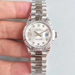 Replica Rolex Lady Datejust 28 279166 28MM N Stainless Steel Silver Dial Luxury 2236