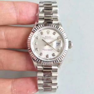 Replica Rolex Lady Datejust 28 279166 28MM N Stainless Steel Silver Dial Luxury 2236