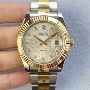 Replica Rolex Datejust II 126333 41MM N Stainless Steel & Yellow Gold Silver Dial Luxury 2836-2