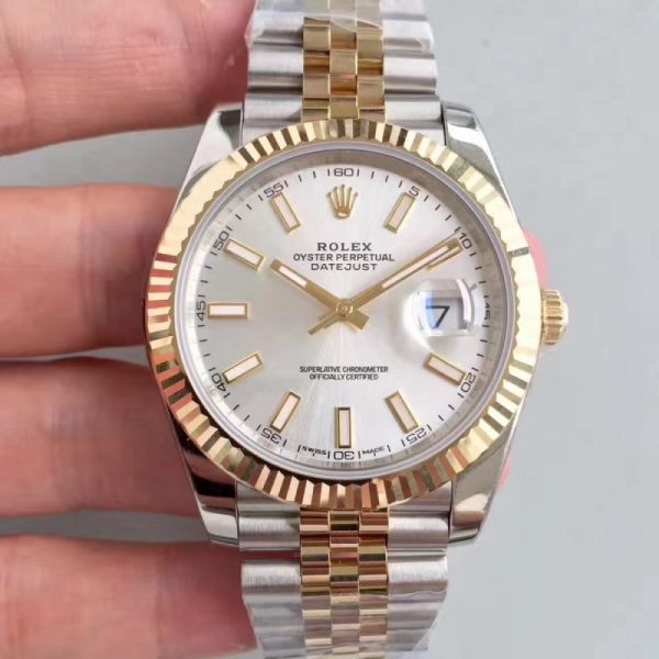 Replica Rolex Datejust II 116333 41MM EW Stainless Steel & Yellow Gold Rhodium Dial Luxury 3136