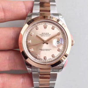 Replica Rolex Datejust II 116333 41MM EW Stainless Steel & Rose Gold Rose Gold Dial Luxury 3136
