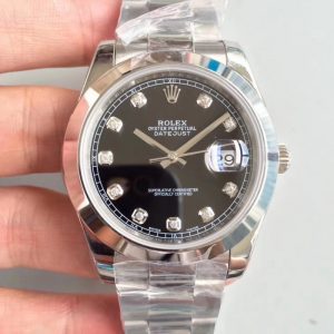 Replica Rolex Datejust II 126300 41MM N Stainless Steel Black Dial Luxury 3235