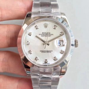 Replica Rolex Datejust II 126300 41MM N Stainless Steel Mother Of Pearl Dial Luxury 3235