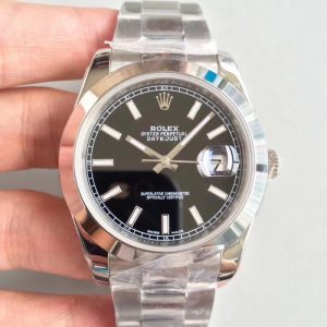 Replica Rolex Datejust II 126300 41MM N Stainless Steel Black Dial Luxury 3235