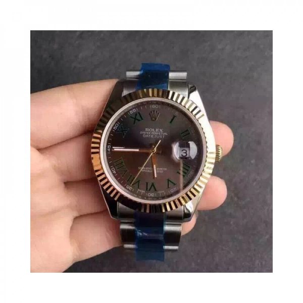 Replica Rolex Datejust II 116333 41MM V5 Stainless Steel & Yellow Gold Anthracite Dial Luxury 2836-2