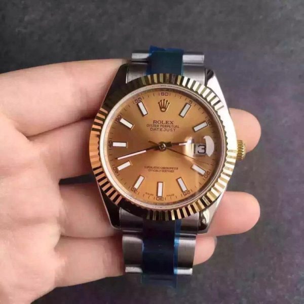 Replica Rolex Datejust II 116333 V5 41MM Stainless Steel & Yellow Gold Champagne Dial Luxury 2836-2